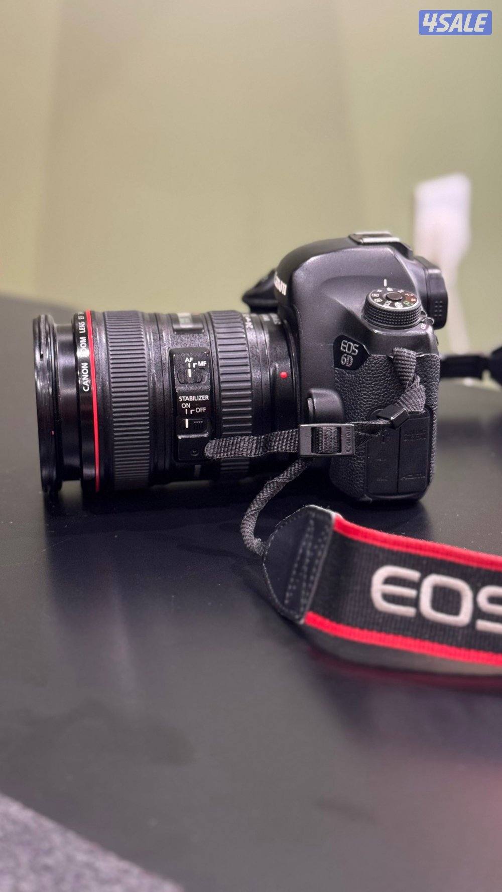 Canon 6D, with canon lenses 24-1051
