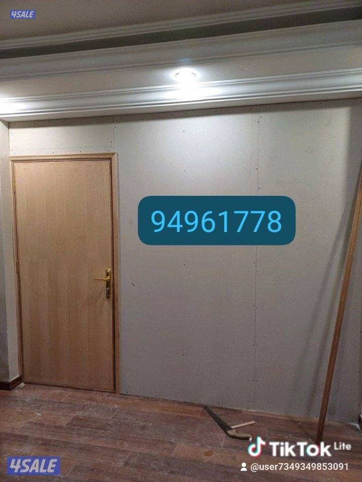 اعمل ديكورات وصباغ وطواف جبس بورد وجام وارضيات برقيه8