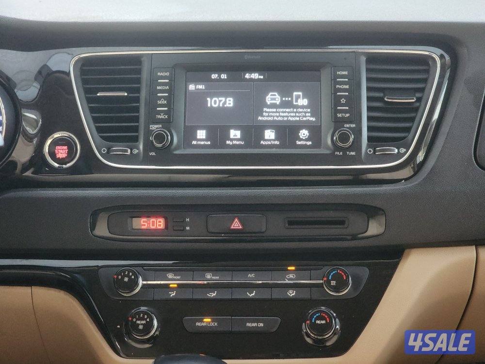 كيا كرنفال صبغ الوكالة عداد327 ألف شرط الفحص بالكامل فل أوبشن عدا فتحة12