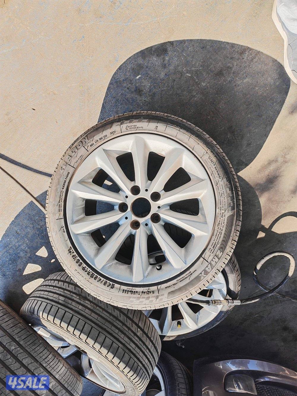 للبيع تواير 4 جديده مقاس 17/45/2450