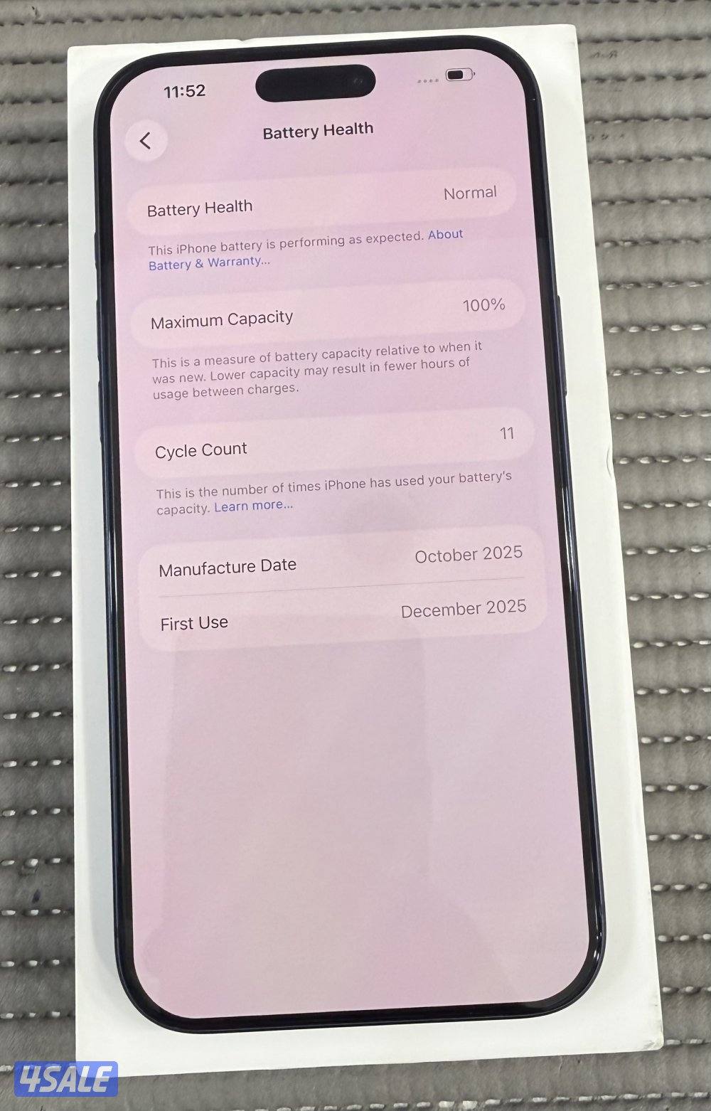 iPhone 17 Pro Max 512GB Blue Used.6