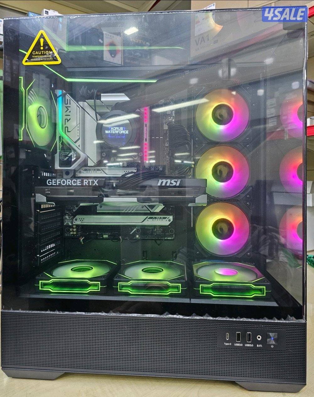 Gaming Pc New  Ci914900KF/Rtx5070ti/32GB/2TB/1000w/liquid L360/W11Pro2