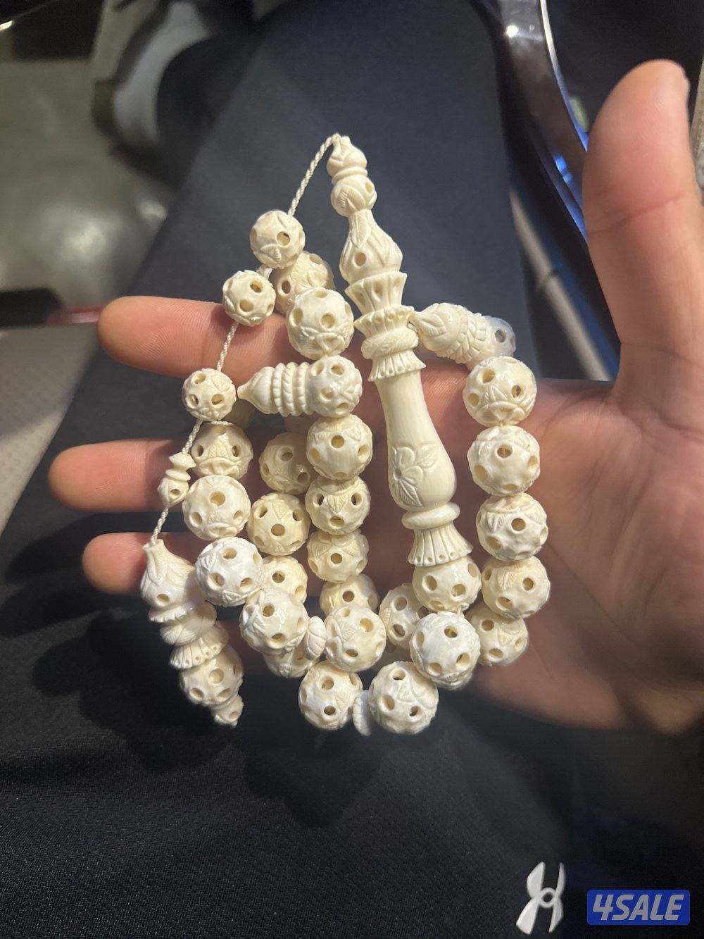 مسباح عاج الفيل خراطه تركية جداً جميله 116 غرام2