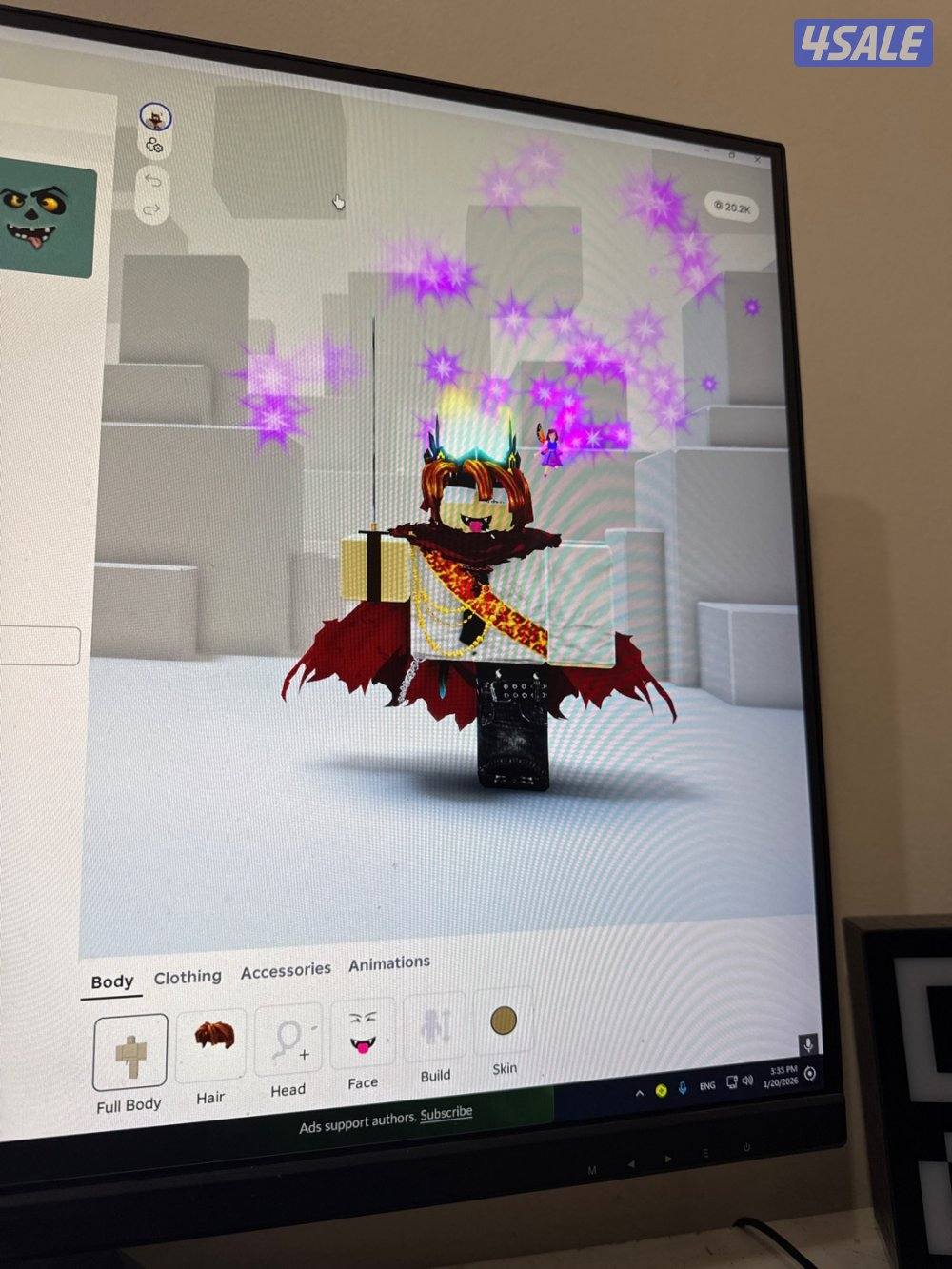 حساب روبلوكس مدفوع فيه اكثر من 400الف Robux.   بقيمة 1350 دينار كويتي2