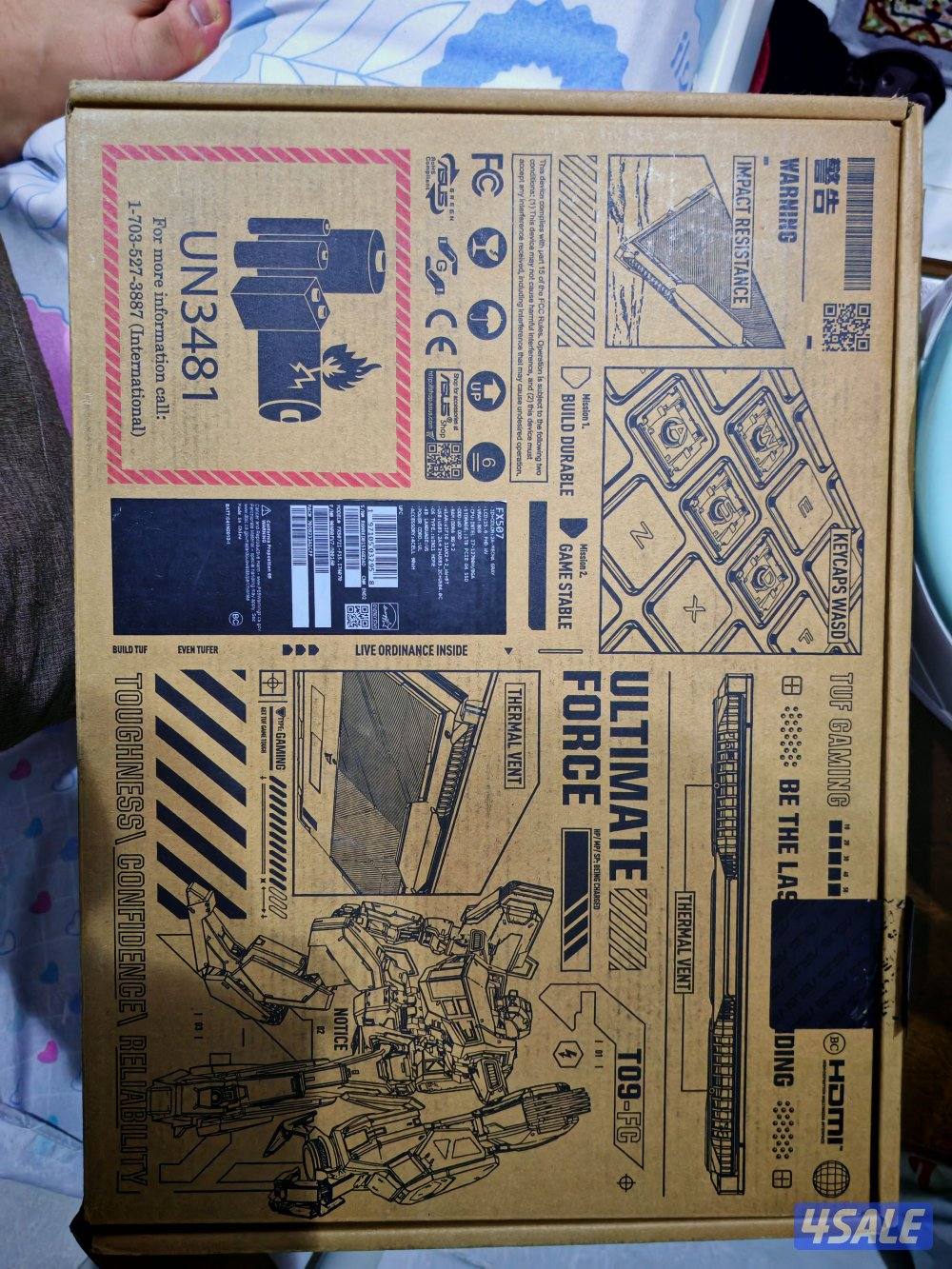 ASUS TUF Gaming F15 لابتوب اسوس RTX 40703