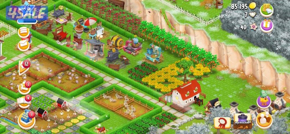 بيع حساب hay day بسعر مناسب جدا1