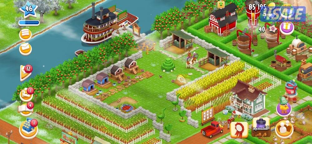 بيع حساب hay day بسعر مناسب جدا0