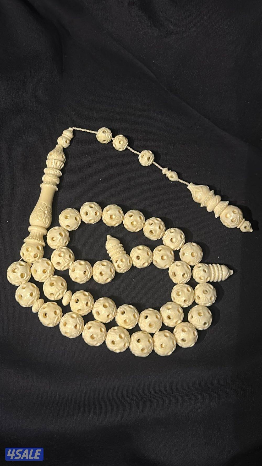 مسباح عاج الفيل خراطه تركية جداً جميله 116 غرام0