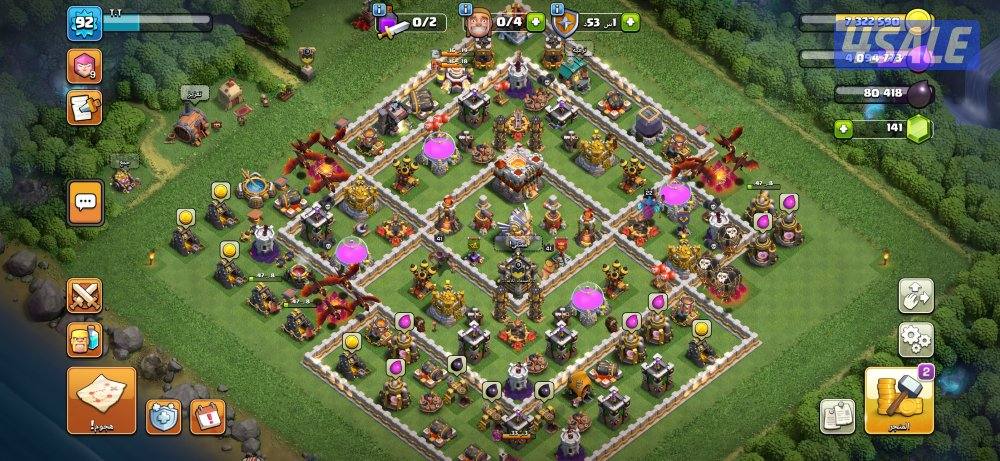 بيع حساب كلاش أوف كلانس رخيص و كلاش رويال0