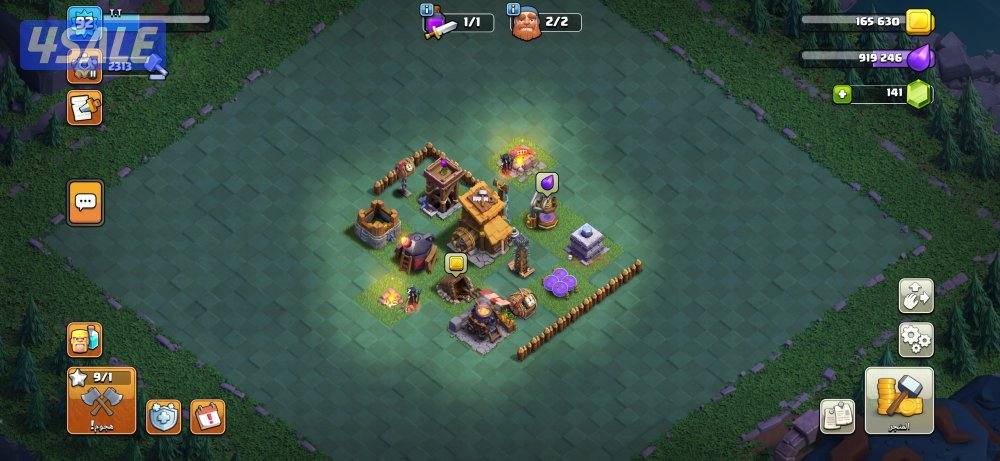 بيع حساب كلاش أوف كلانس رخيص و كلاش رويال9