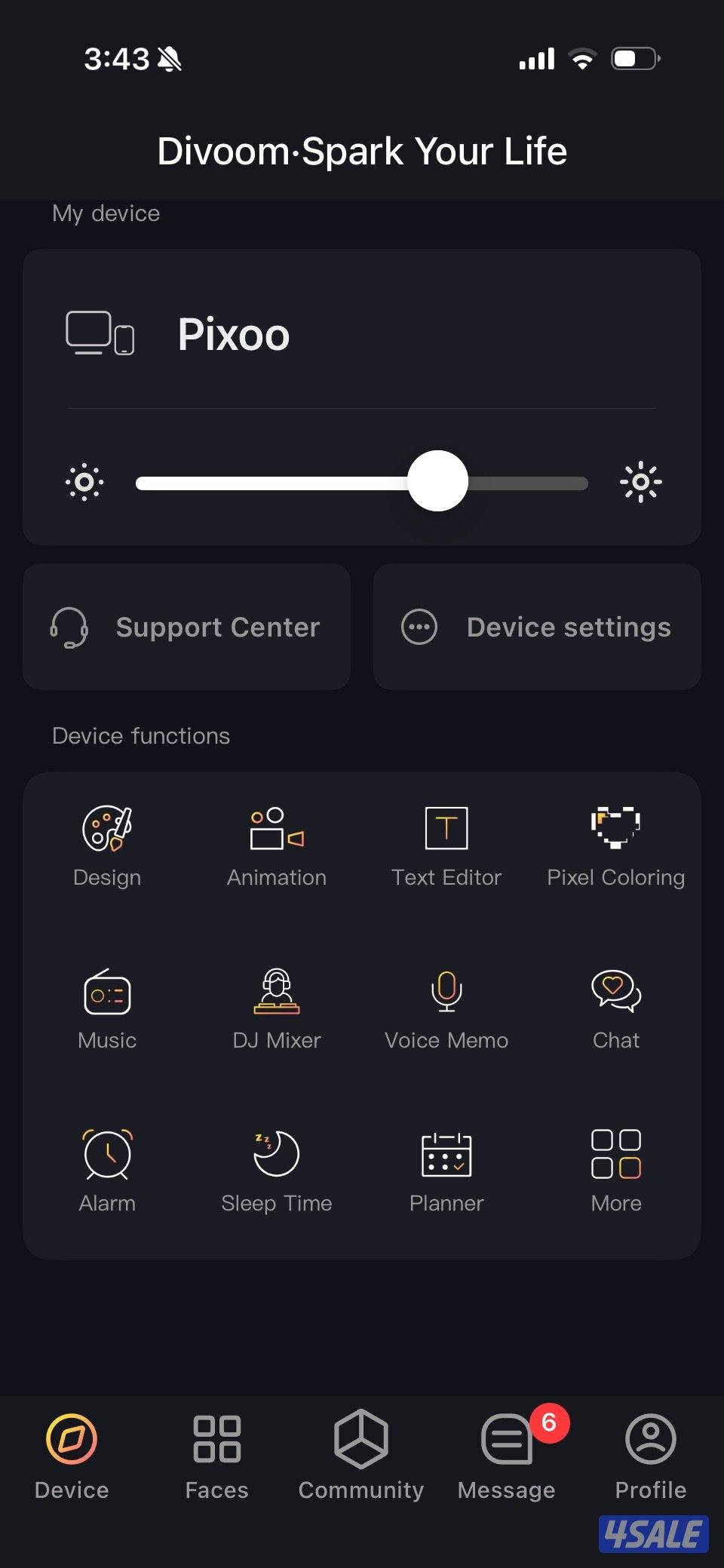 للبيع شاشة divoom الذكية5