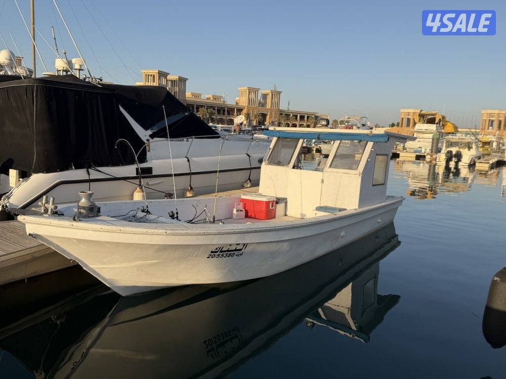 للبيع طراد شراع الخليج 26 قدم0