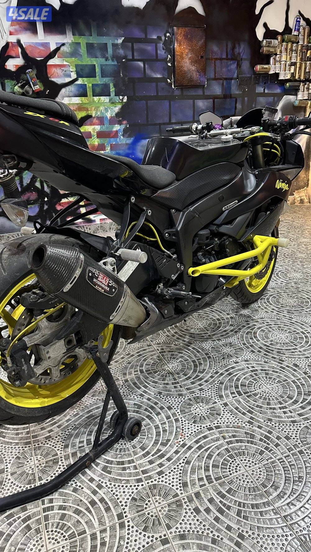 Zx6 full stunt bike0