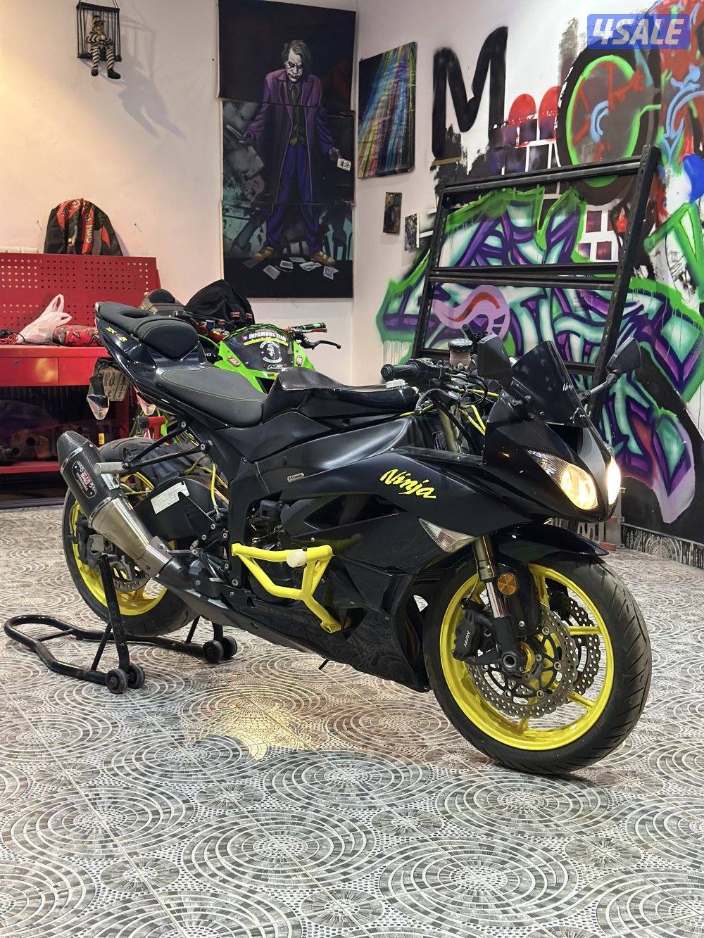 Zx6 full stunt bike2