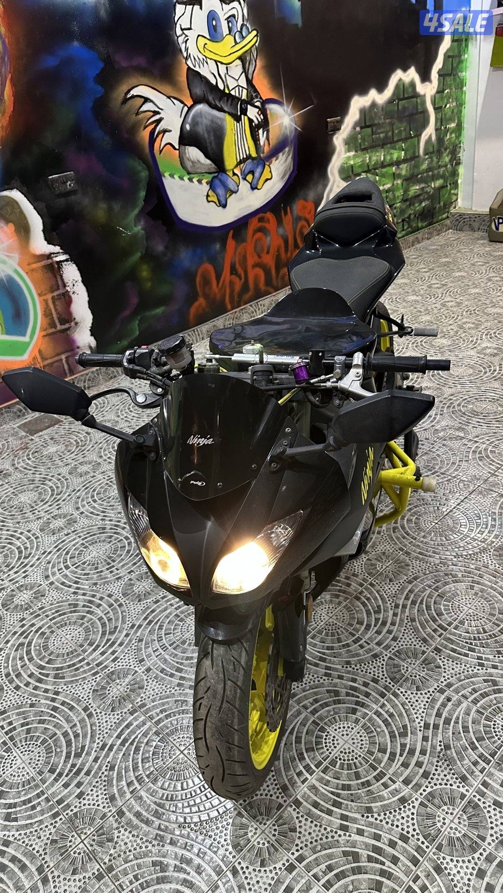 Zx6 full stunt bike4