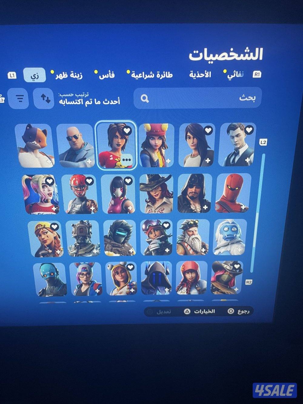 بيع حساب فورت وقراند وروكت ليق حساب حلو ونادر0