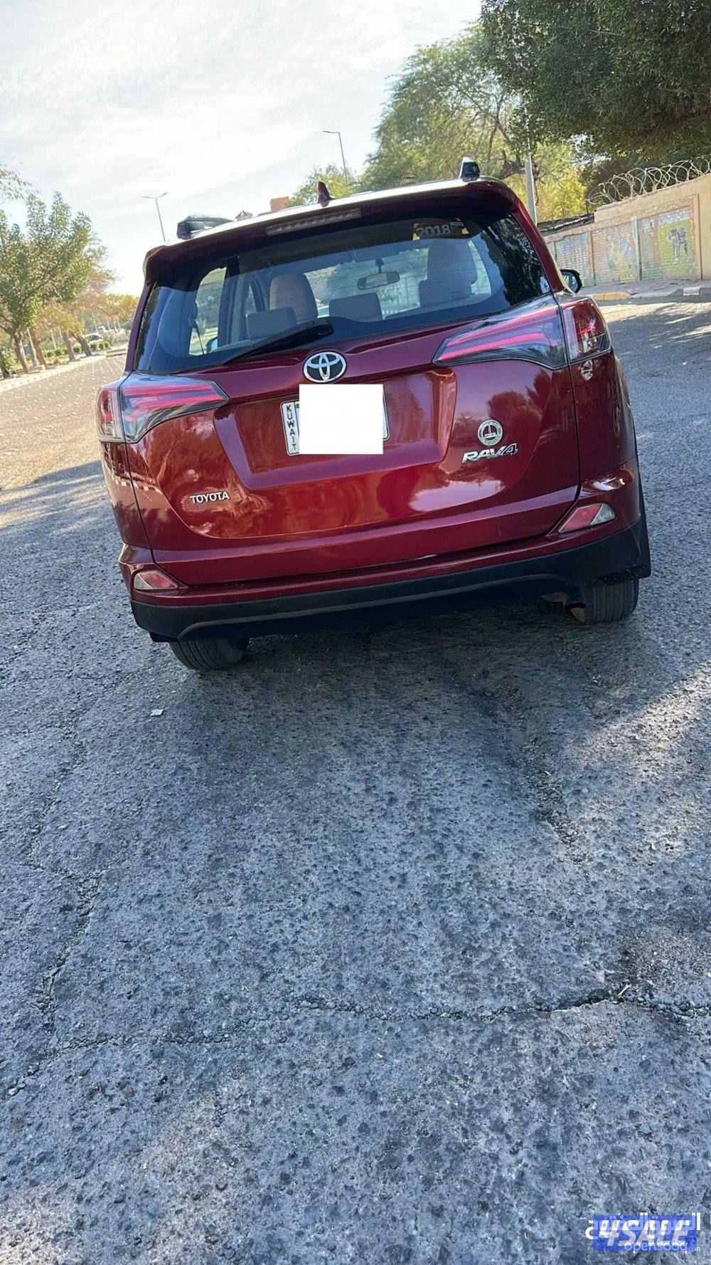 تويوتا راف فور موديل 2018 شرط الفحص بأى مكان3