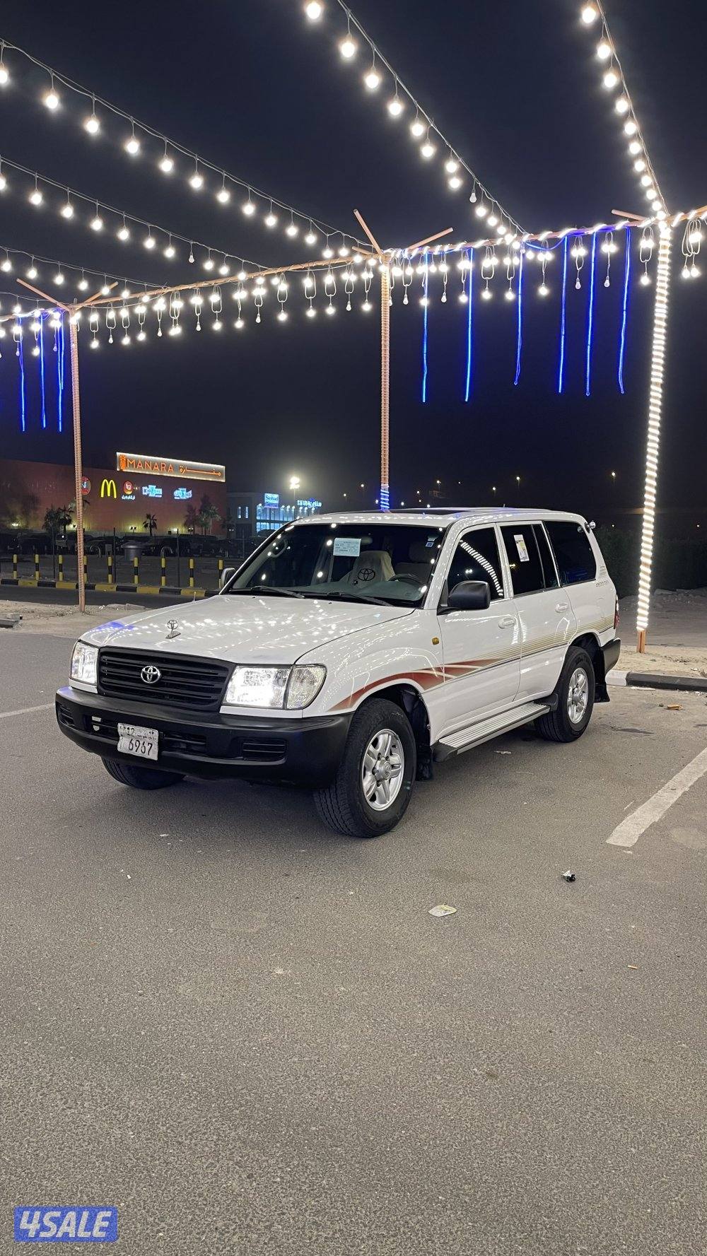 لاندكروزر 2003 وارد قطر قير عادي اساس مرفق الفحص0