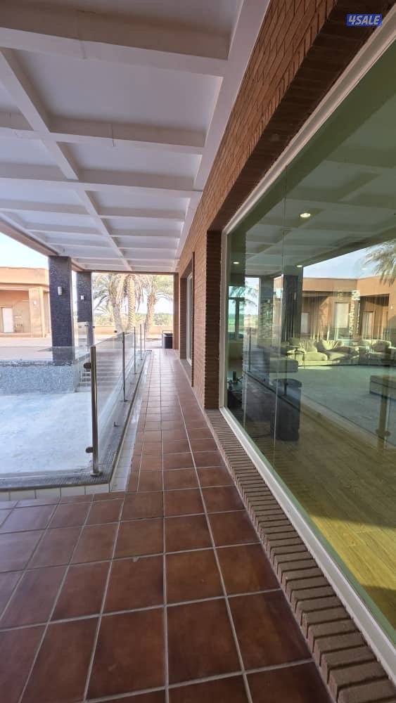 للبيع مزرعه بالعبدلي 92 الف م بطن وظهر بها فيلا ومزروعه كامله10