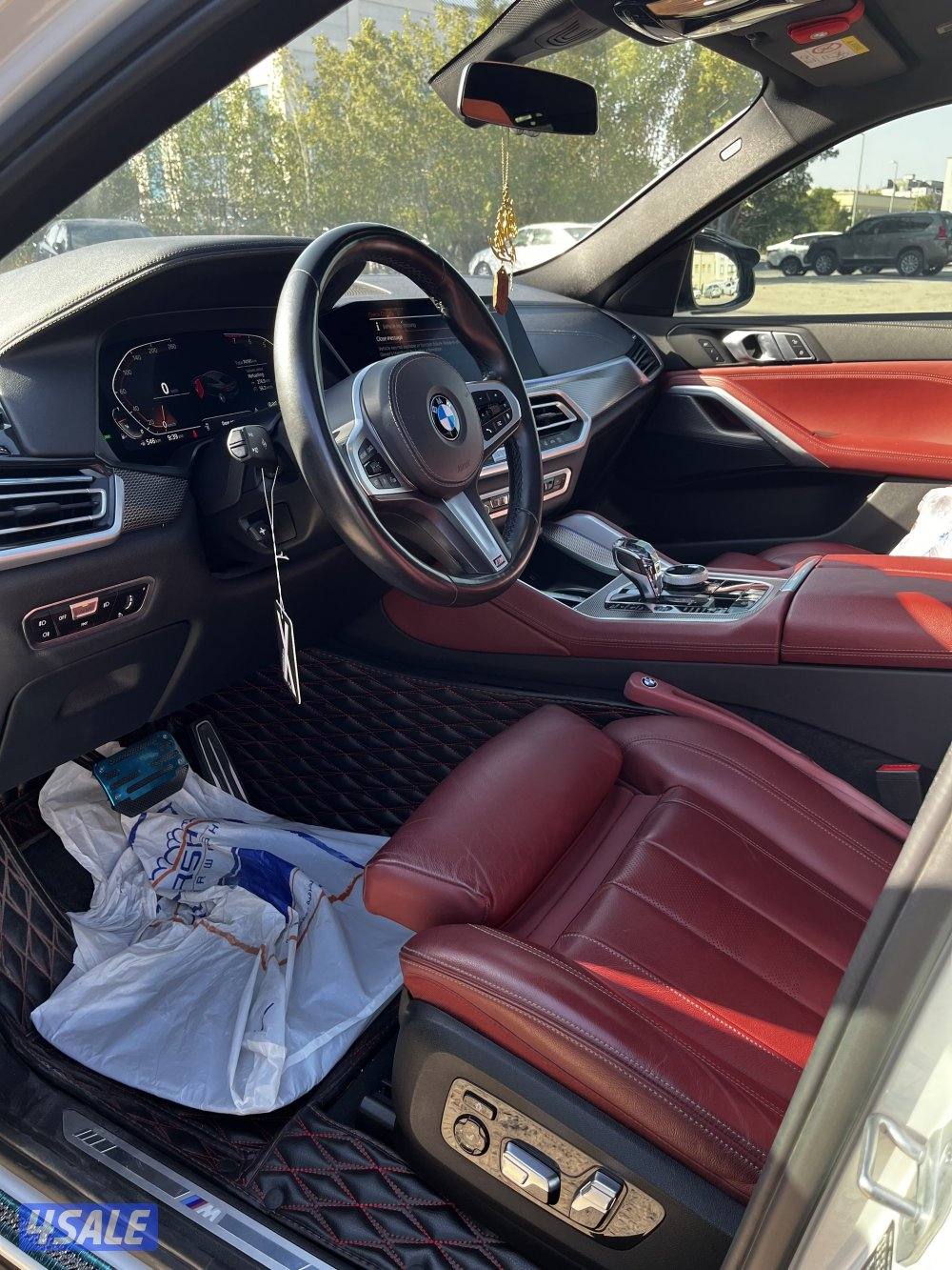 Bmw x6 2022 صبغ وكالة تأمين ذهبي شامل2