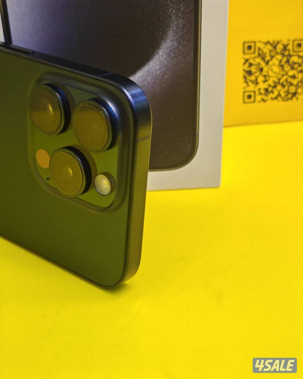 iPhone 15 Pro 256GB Blue Titanium Battery 84% ايفون 15 برو 256 جيجا3