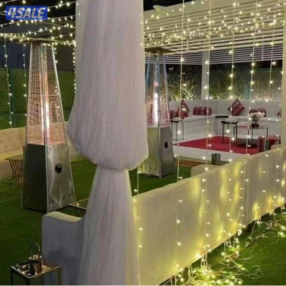 تأجير كراسي وطولاط تسكير حدائق خيام مربعات زينة تاجير دفيات كنفات بركن0