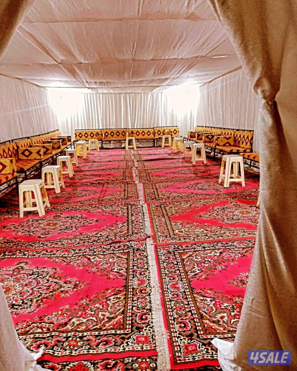 تأجير كراسي وطولاط تسكير حدائق خيام مربعات زينة تاجير دفيات كنفات بركن14