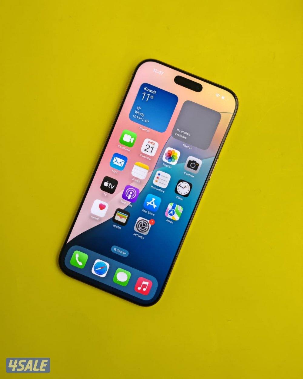 ايفون 16 برو ماكس صحراوي  512GB البطارية 84% iPhone 16 Pro Max Desert4