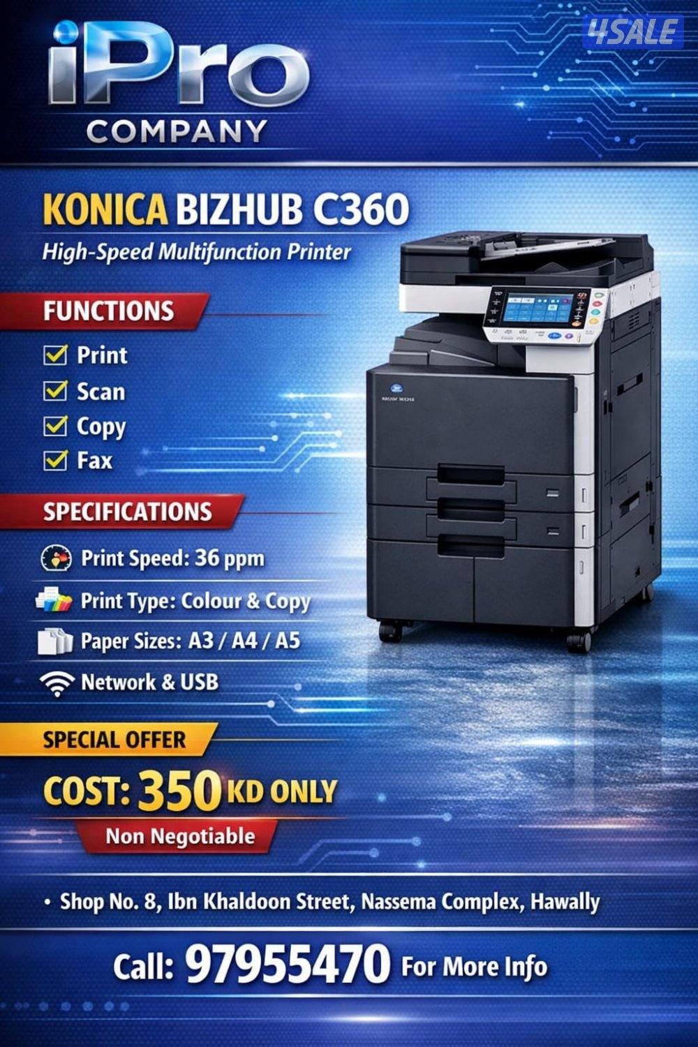 Konica Milton bizhub c3600