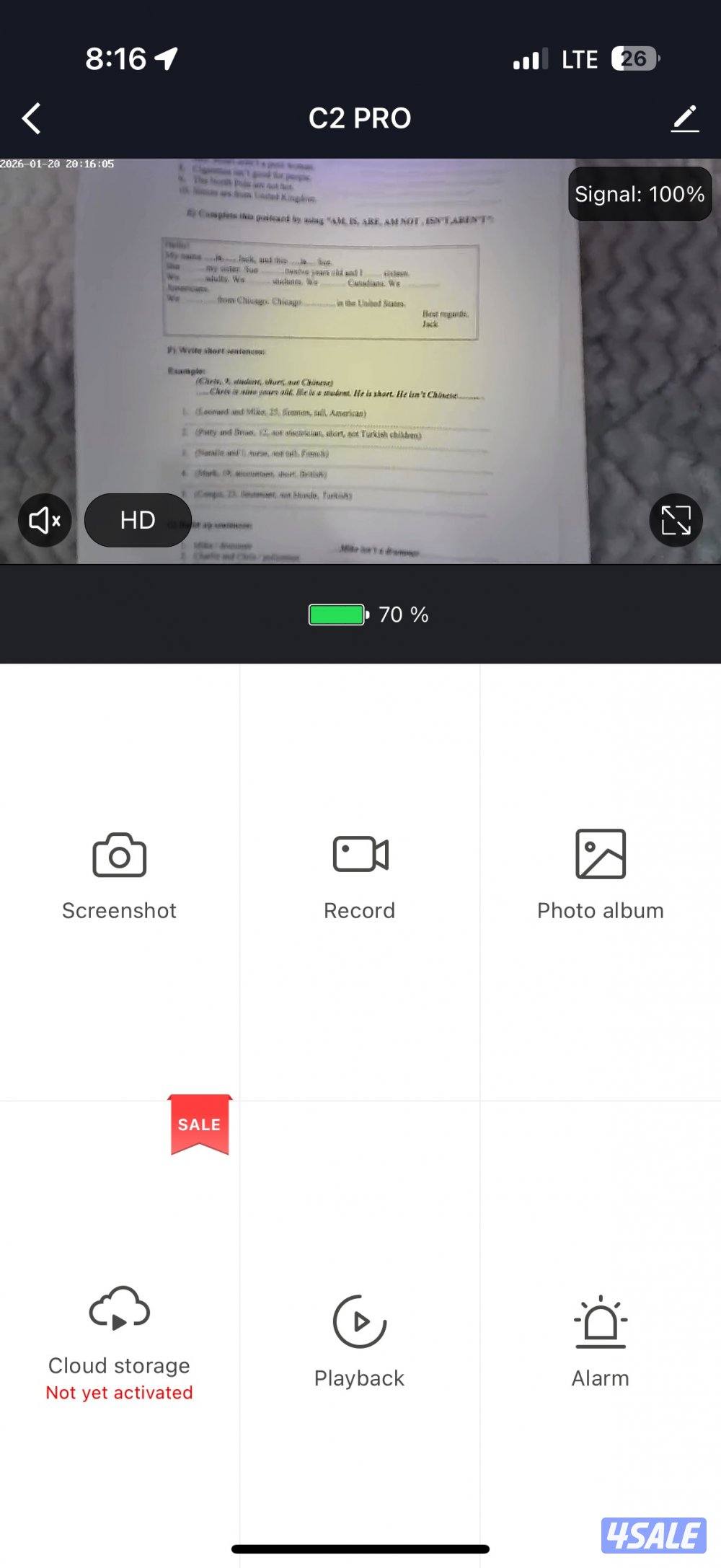كاميرا ازرار تصوير عن بعد مباشره سهله الاستخدام1