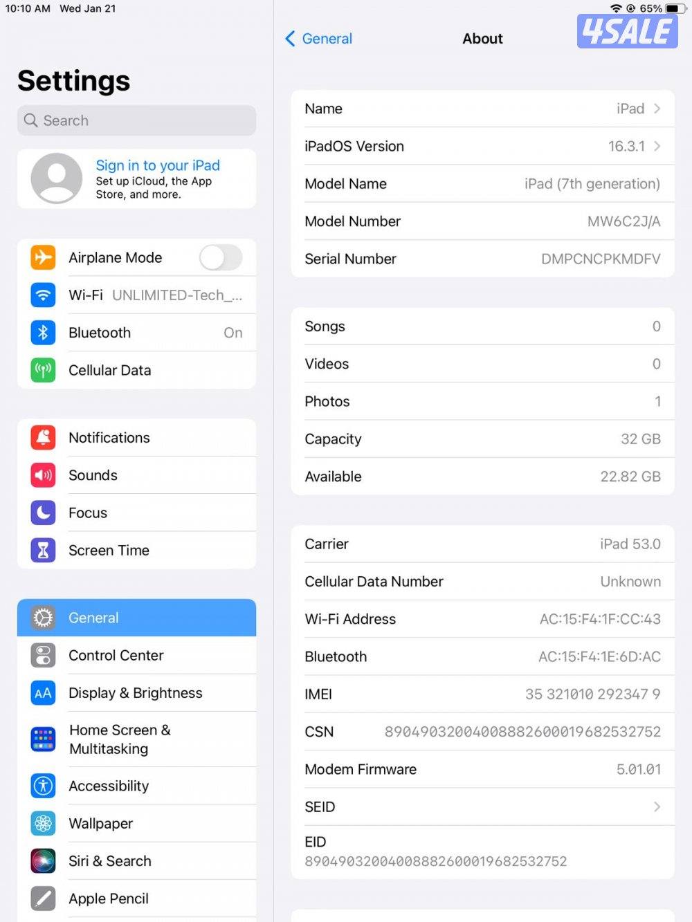 ايباد الجيل السابع – 32 جيجا – أبيض iPad 7th Generation 32GB White10