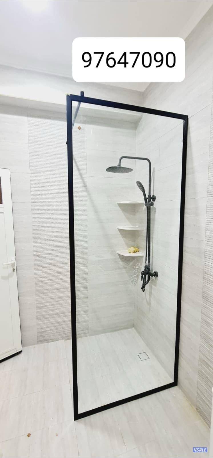 تركيب زجاج ومرايا جميع انواع زجاج شاورت المنيوم واستيل10