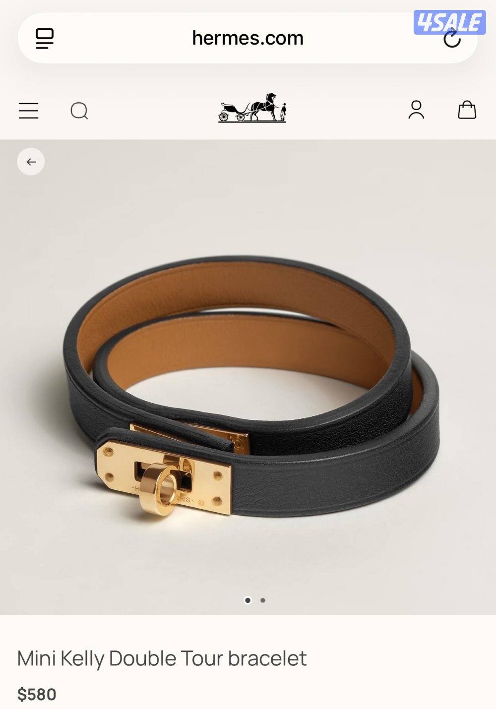 Hermes Mini Kelly Double Tour bracelet0