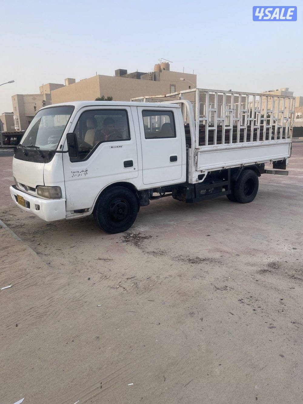 للبيع هاف لوري موديل 2001 كيا ديزل غمارتين بيمة سنه يصلح للمزارع2