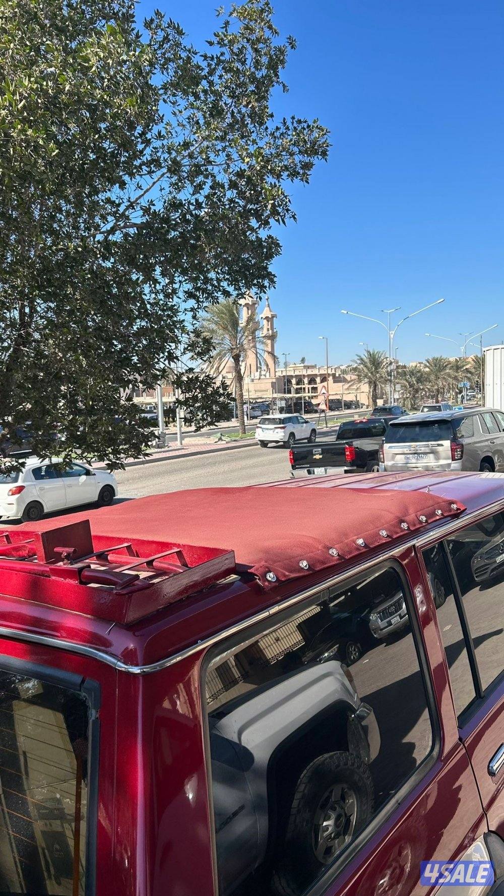 باترول 1997 عنابي فيه فتحه قنص + تانكي إضافي  الموتر نظييف..7