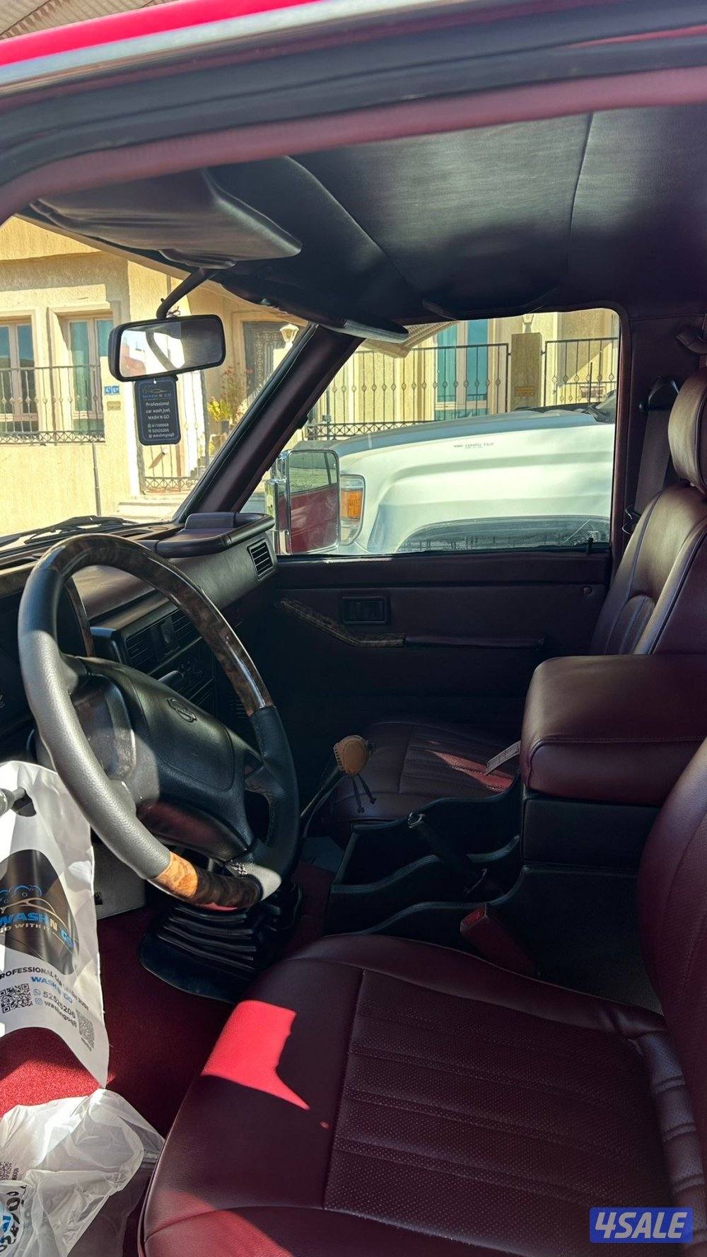 باترول 1997 عنابي فيه فتحه قنص + تانكي إضافي  الموتر نظييف..8