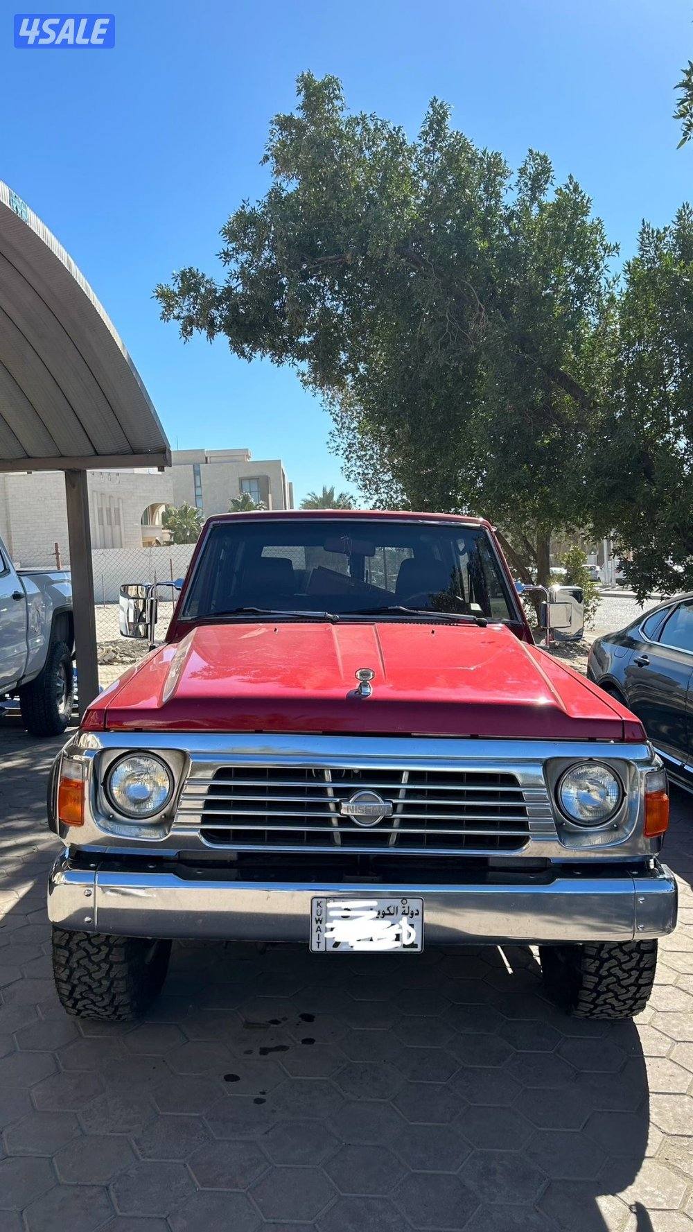 باترول 1997 عنابي فيه فتحه قنص + تانكي إضافي  الموتر نظييف..13