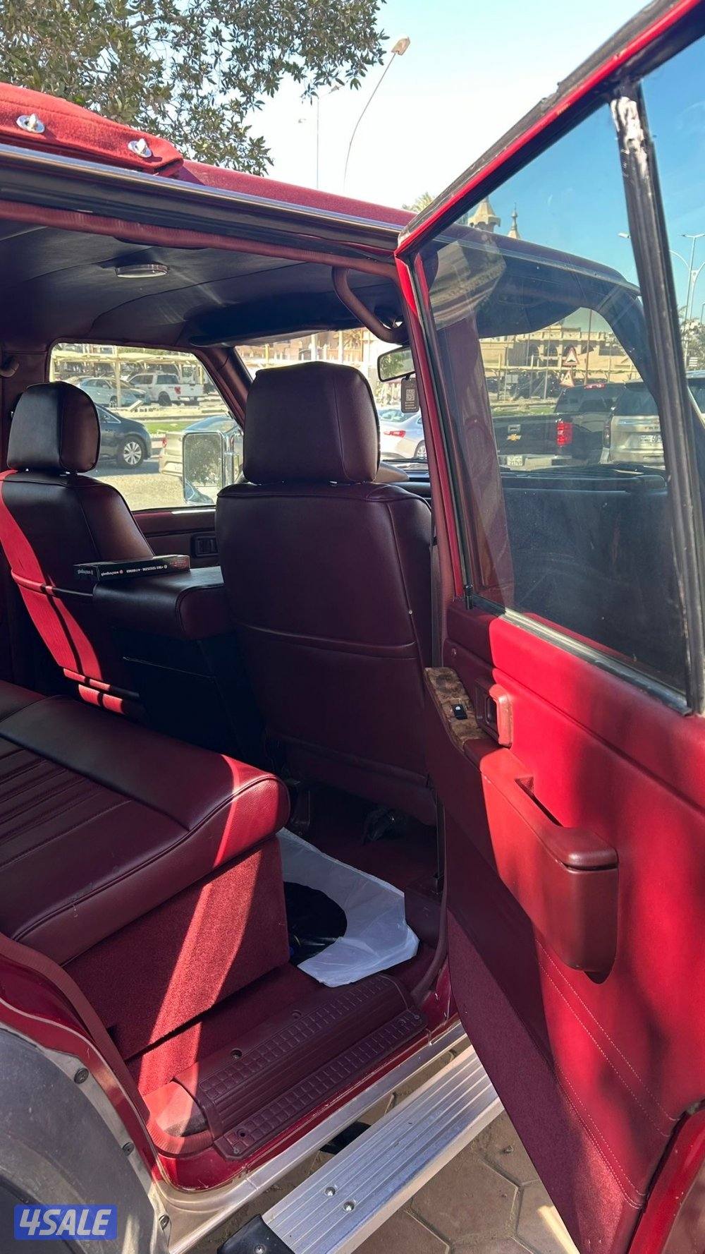 باترول 1997 عنابي فيه فتحه قنص + تانكي إضافي  الموتر نظييف..14