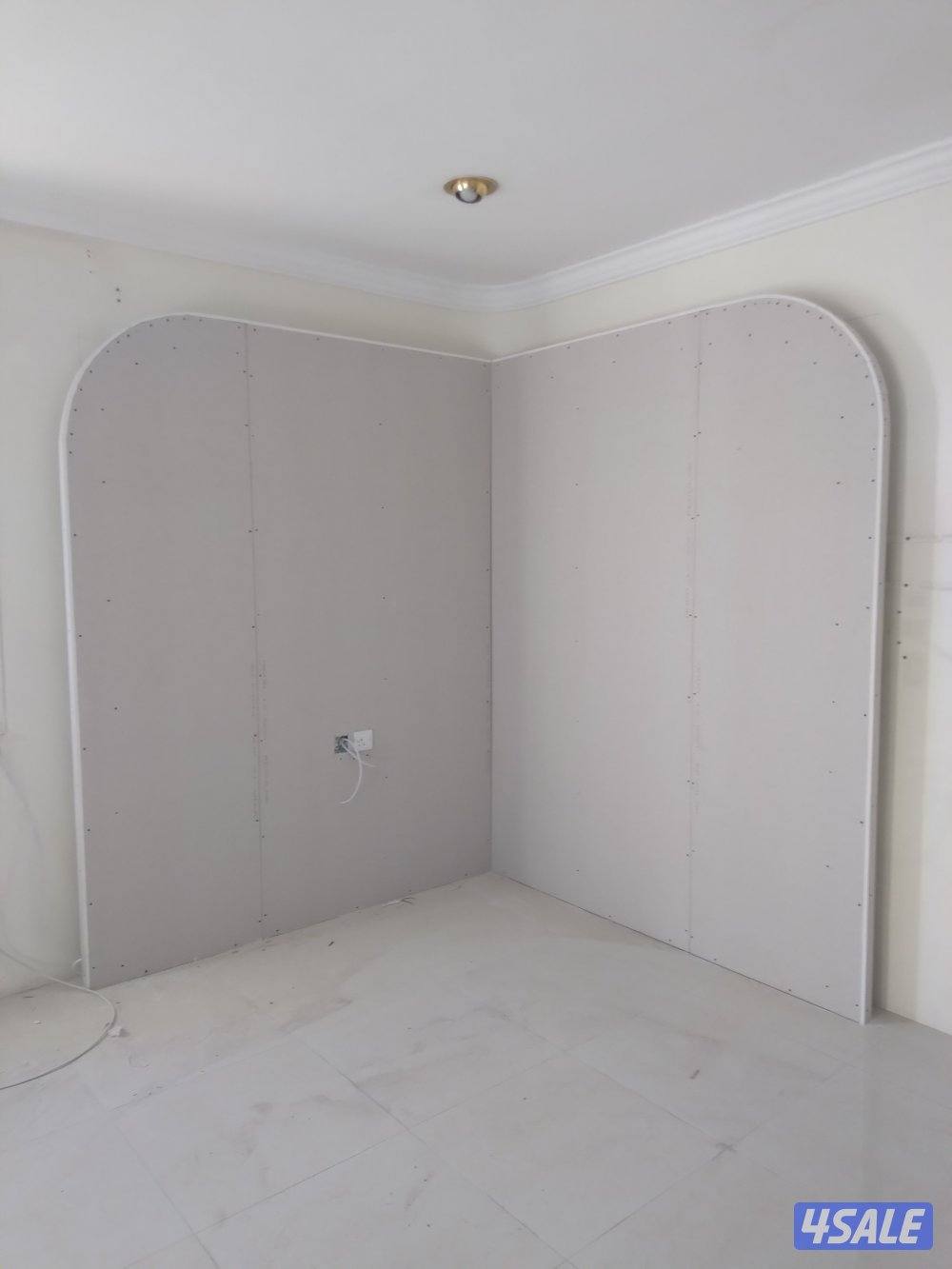 جبسم بورد امركي مخفي توفا سيمنت بورد باب خشب3