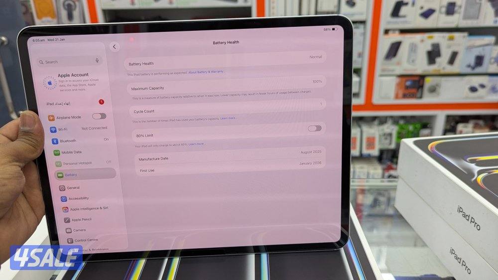 apple ipad M5 / 512 GB / Wifi + cellular3