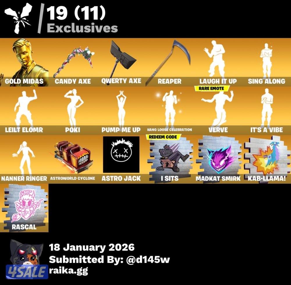 حساب فورت نايت للبيع8