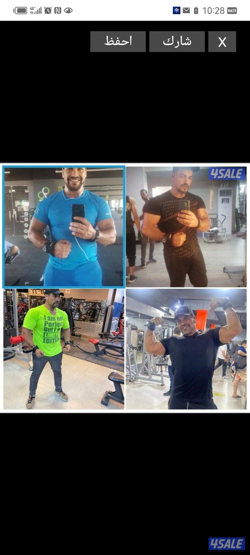 مدرب كمال اجسام ولياقه بدانيه خبره ٢٠سنه15