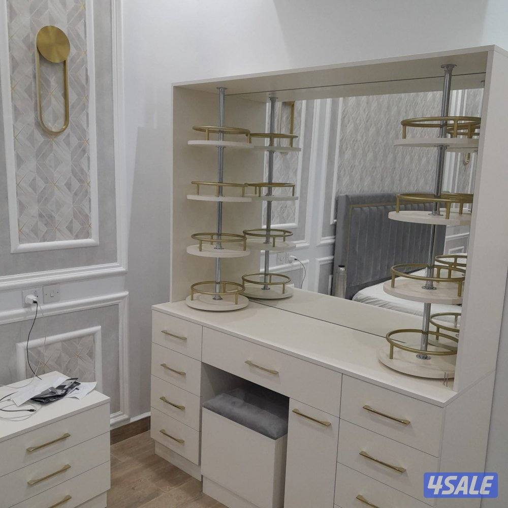 غرف نوم وغرف تبديل اجود انواع الاخشاب الميلامين وبارخص الاسعار3