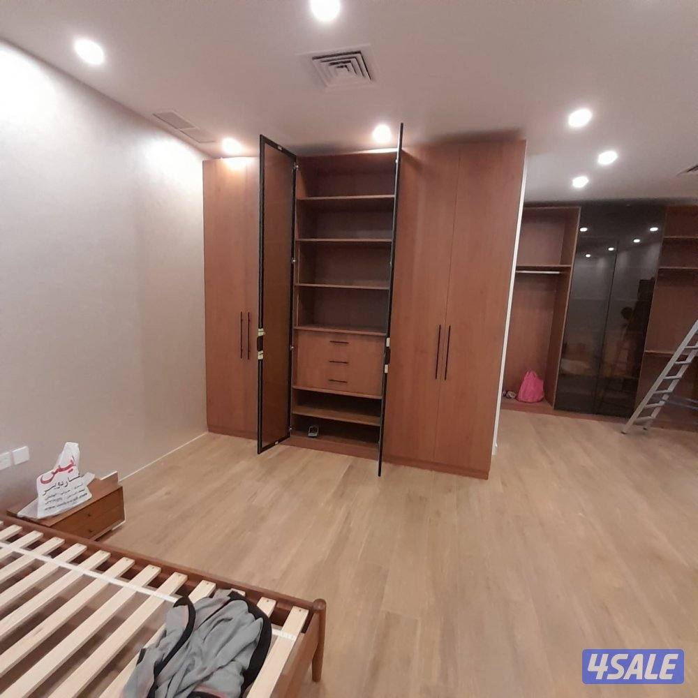 غرف نوم وغرف تبديل اجود انواع الاخشاب الميلامين وبارخص الاسعار11