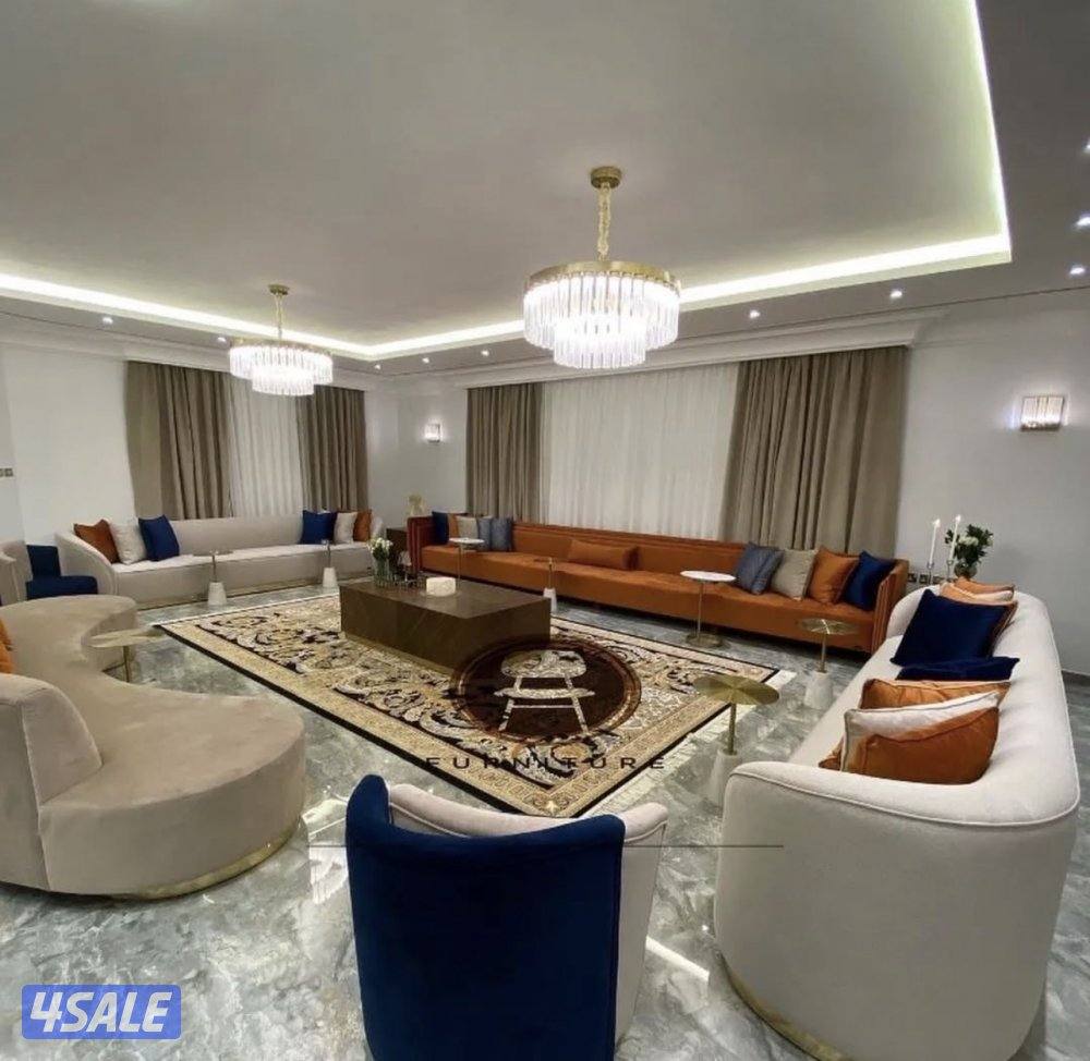 تفصال وتنجيد جلسات وستائر باحدث الخامات الوتر بروووف3