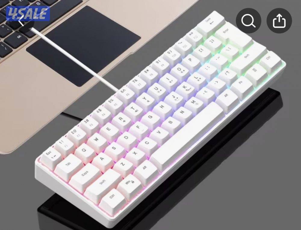 HXSJ 60% Keyboard - Very good condition, lightly used كيبورد0