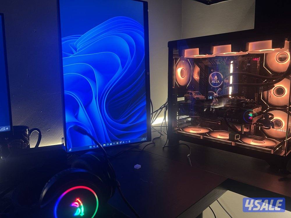 ستب كامل مع بيسي قوي وشاشتين وطولتين وموس وكيبورد سماعه4