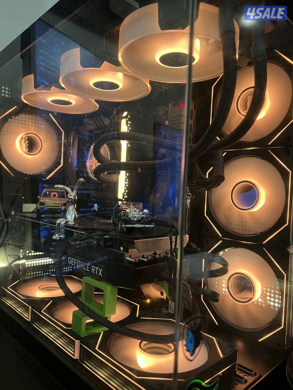 ستب كامل مع بيسي قوي وشاشتين وطولتين وموس وكيبورد سماعه5