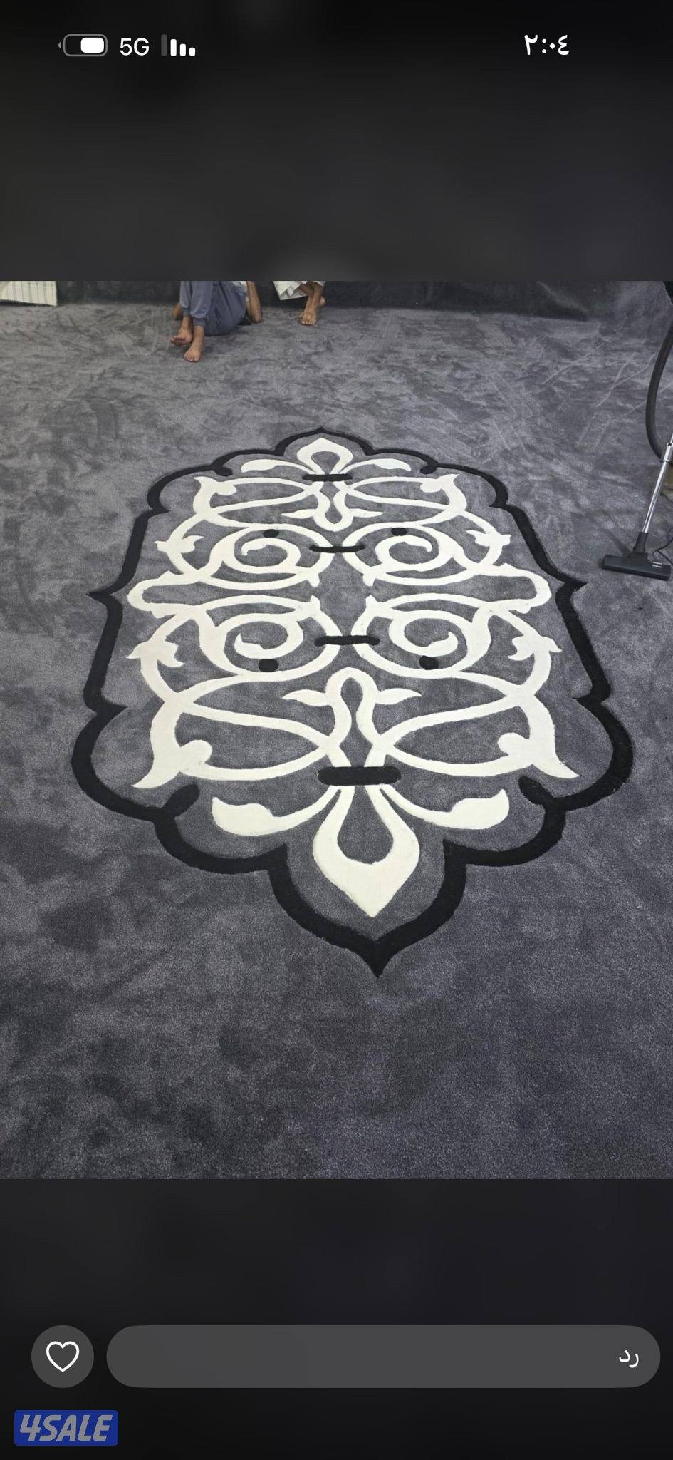 سجاد حفر يدوي حسب الطلب يوجد لدينا جميع أنواع النقشات بأسعار مميزه 😍😍😍1