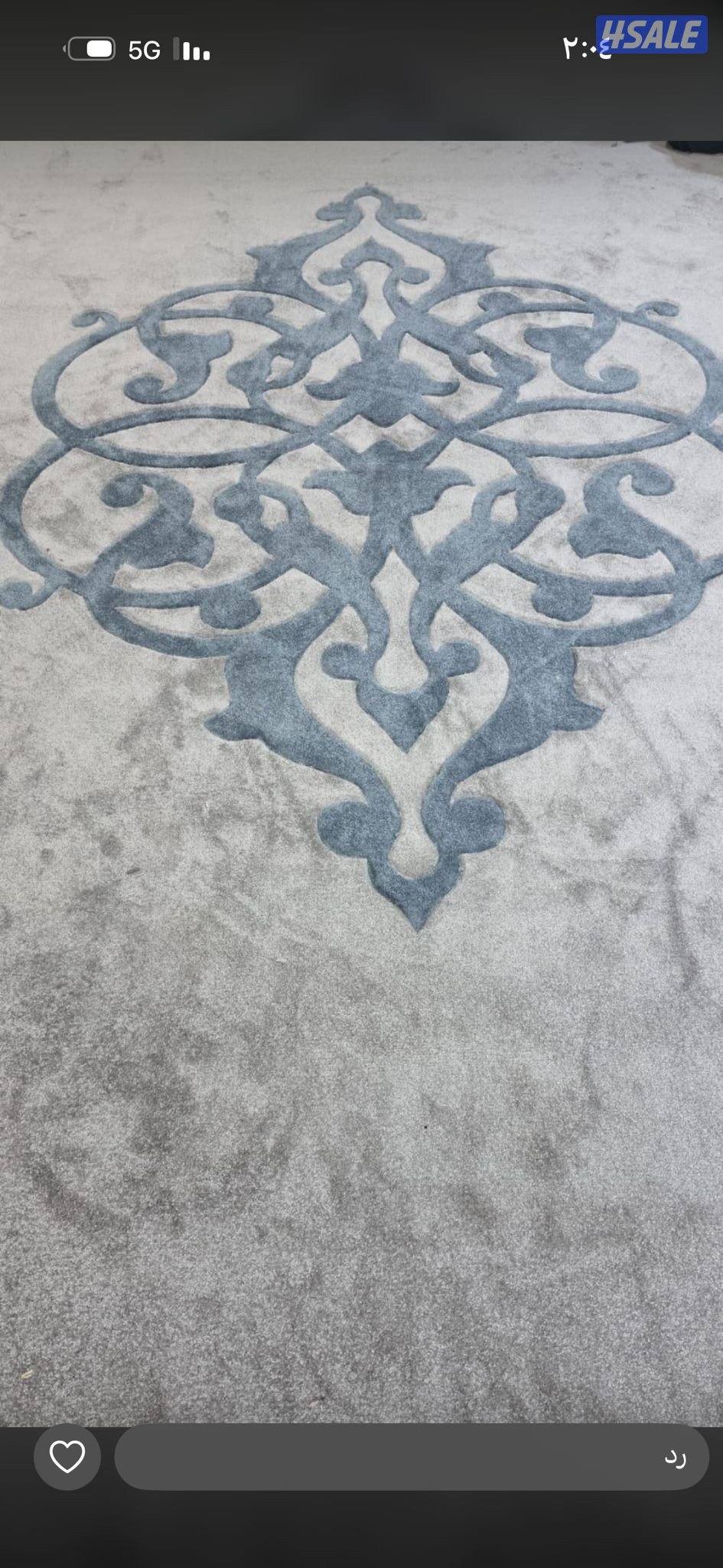 سجاد حفر يدوي حسب الطلب يوجد لدينا جميع أنواع النقشات بأسعار مميزه 😍😍😍3